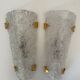 Pair wall lamps jt kalmar vintage design 70s