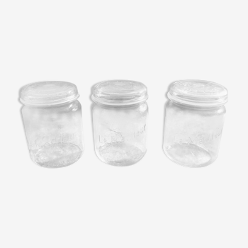 3 vintage jars