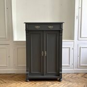 Antique buffet in the style of a vertiko from the late 19th century.