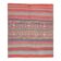 1970s Turkish hand-knotted wool cotton red kilim area rug 123x145