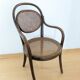 Armchair thonet child curve and rare canning