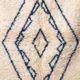 Traditional handcrafted Berber Atlas rug with a magnificent design, 2/3 m.