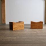 Paire de tabourets « Palle » par KJ Pettersson & Söner, Suède, années 1970