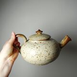 Glazed stoneware teapot by Jean-Pierre Prud’homme, La Borne, 1960s.