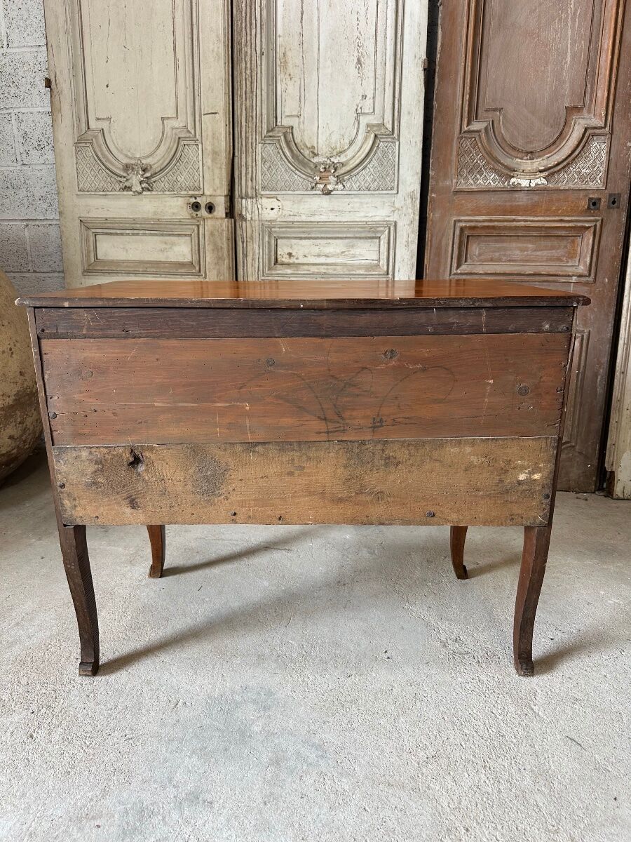 Commode sauteuse en merisier époque 1900