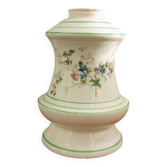 Geometric earthenware vase