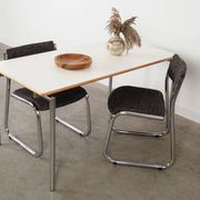 Table laminée, design danois, 2000, fabriquée par Randers Møbelfabrik