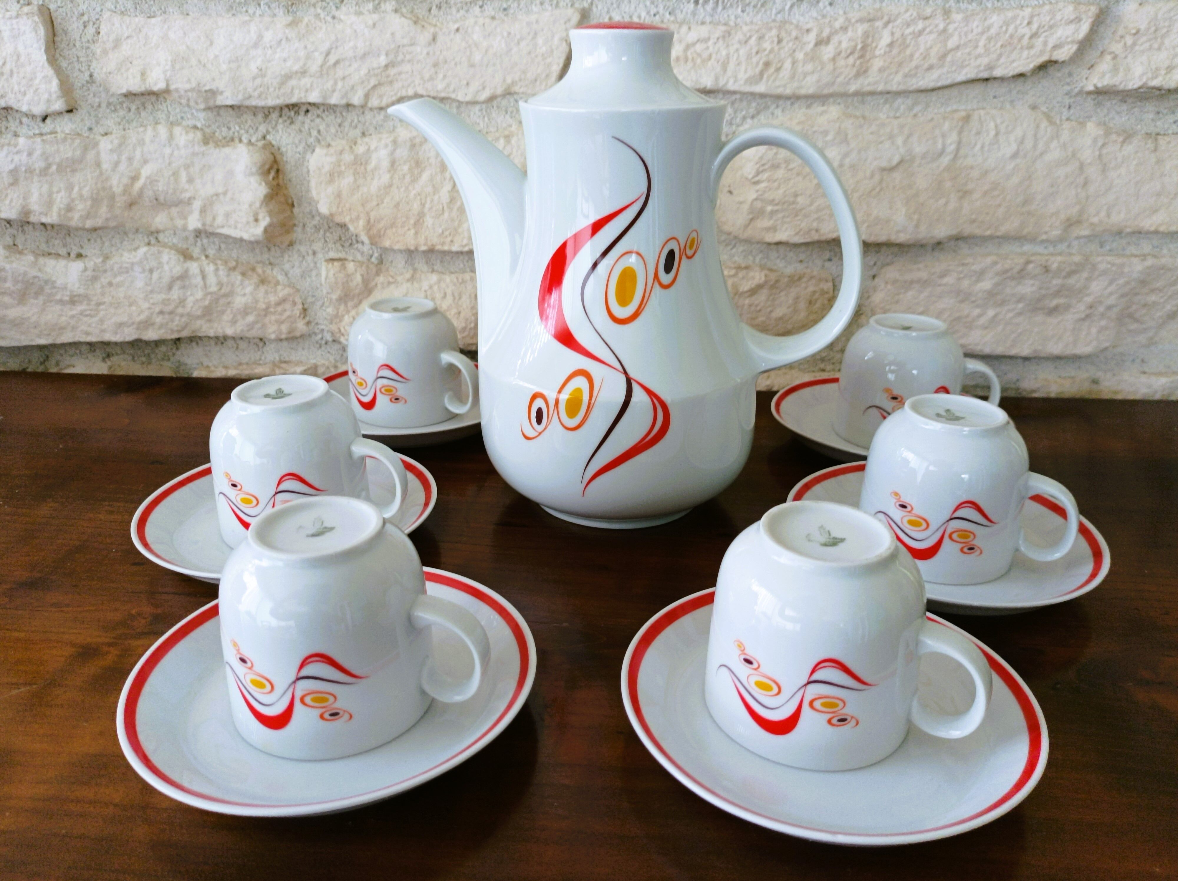 Winterling Bavaria coffee service 70s