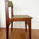 Lot of 4 1960s Scandinavian style chairs.