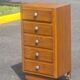 Chiffonnier vintage art deco chest of drawers 1950