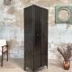 Industrial metal locker room