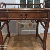 Bamboo and rattan desk