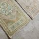 Set of 2 vintage handmade Turkish rugs 50x99 cm