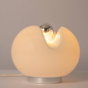 Glass Table Lamp by Koch & Lowy for Peill & Putzler, Germany, 1970s