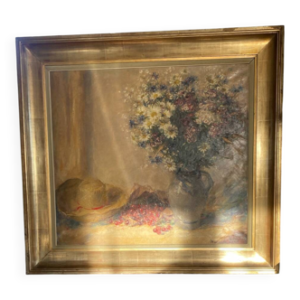 Painting of a wildflower bouquet