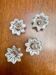 4 glass candle holders