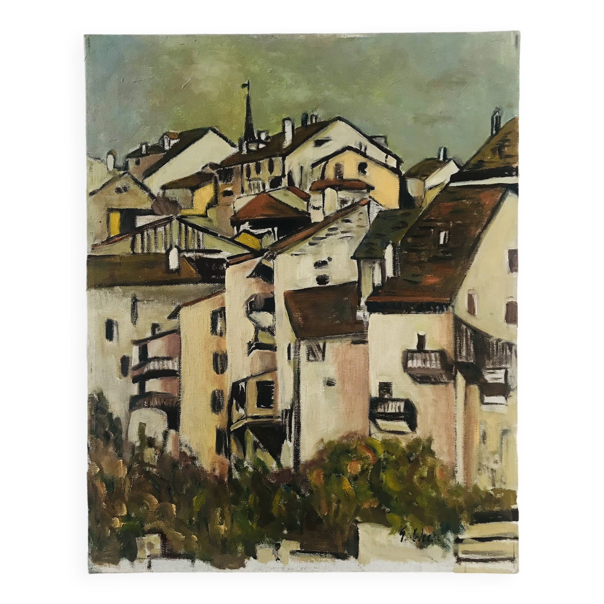 Acrylic on wooden frame