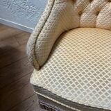 Velvet toadstool armchair