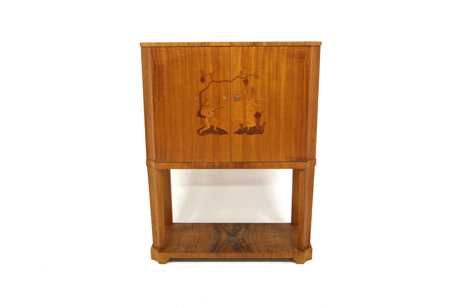 Scandinavian wooden bar cabinet, Swedish modern, Sweden, 1930