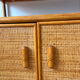 Vintage rattan sideboard