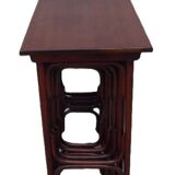 Four Thonet nesting tables.