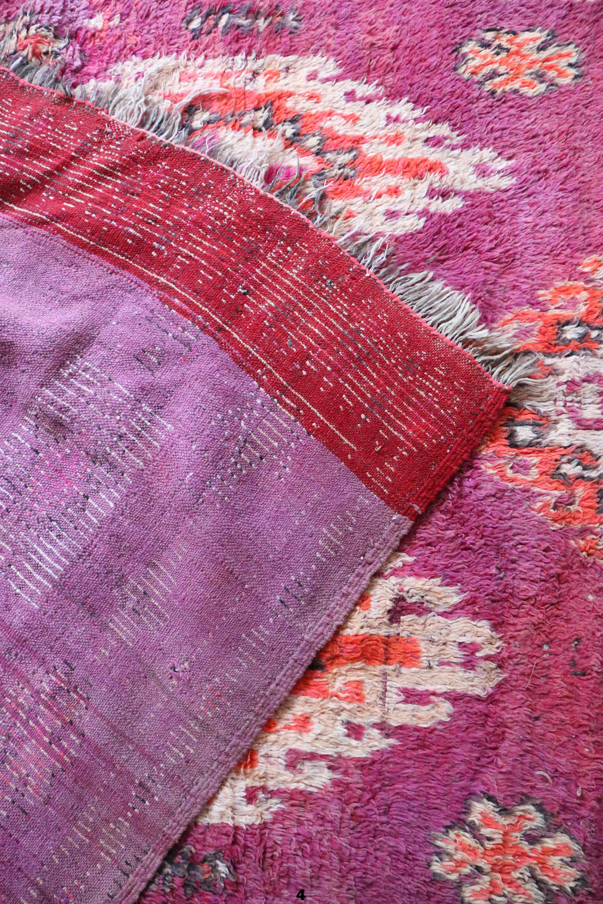 Vintage moroccan carpet - 152 x 348 cm