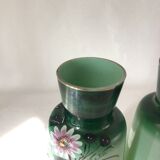 Pair of glass vases Early XXth