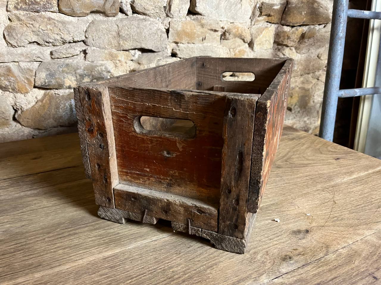 Schweppes wooden box