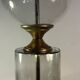Lamp See Delmas glass and brass, vintage design