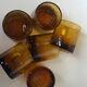 Set of 6 real Biot glass handmade