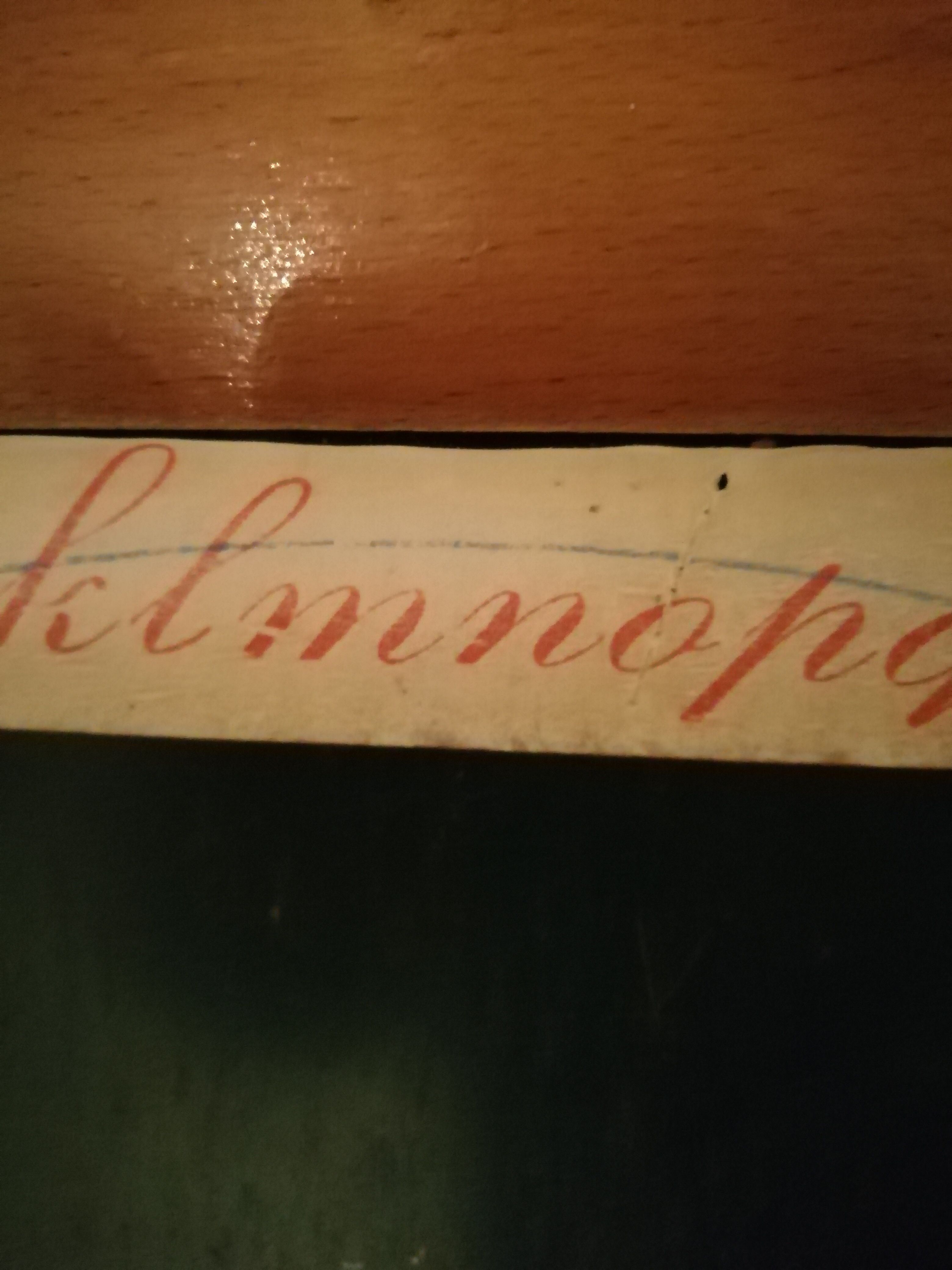 Schoolboy table Dejou model filed 50s