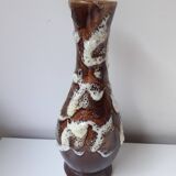 Fat Lava Pottery Vase Ocean Rock