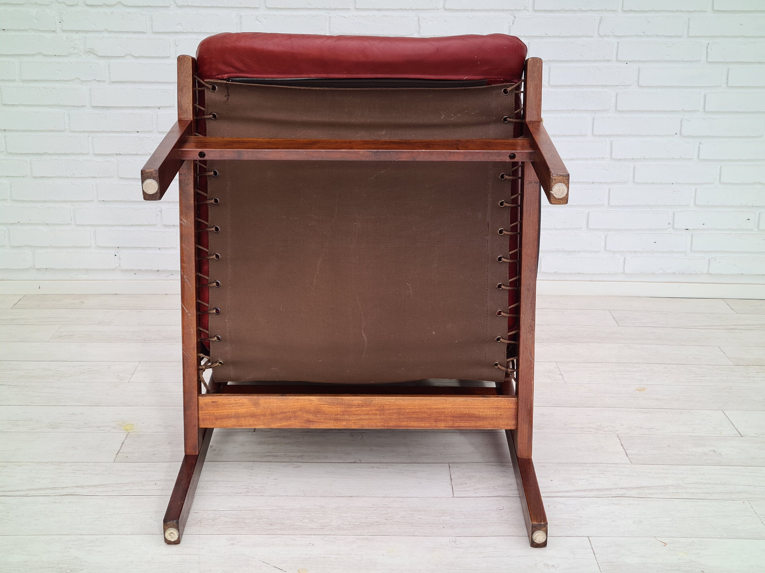 Fauteuil, années 70, teck