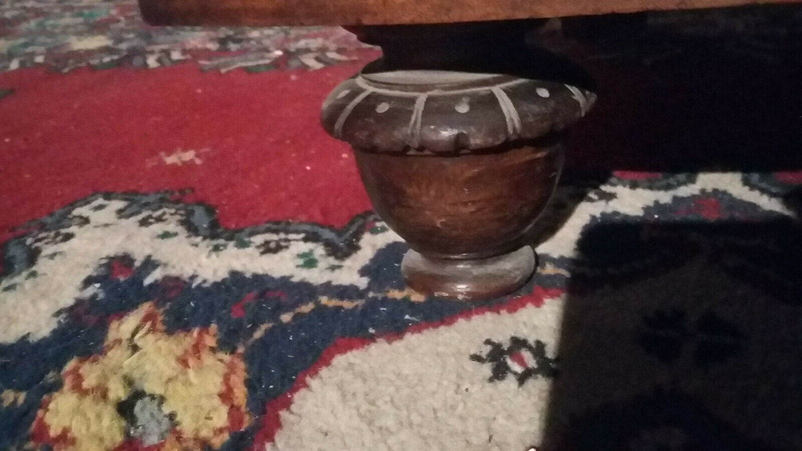 Walnut Renaisance corner buffet