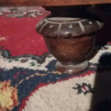 Walnut Renaisance corner buffet