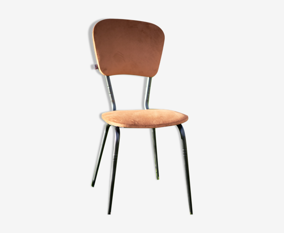 Metal chair - terracotta