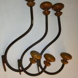 Old bistro wall coat rack