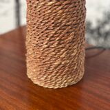Lamp palm wood and rope