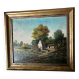 Oil on canvas Pierre Barat