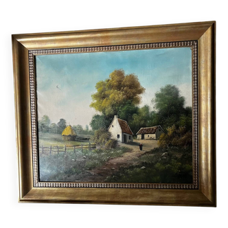 Oil on canvas Pierre Barat