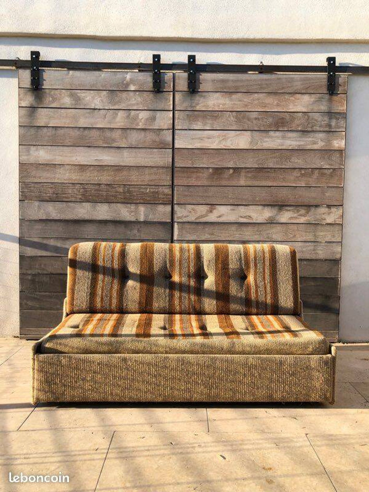 Striped Tweed Sofa