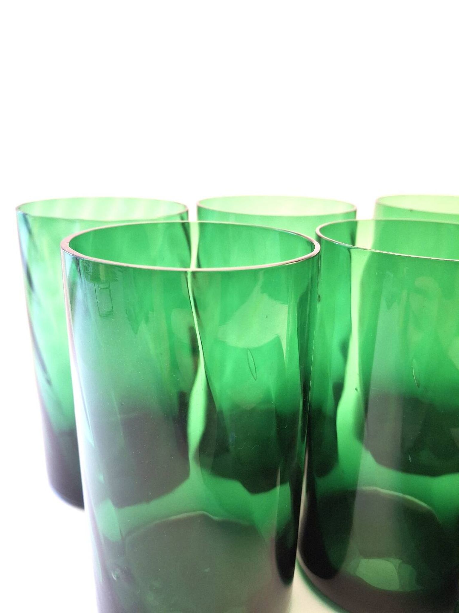 Set of eight Glasses 1970s