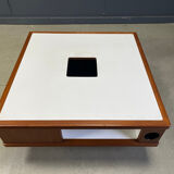 Space age wooden bar coffee table, 1960s