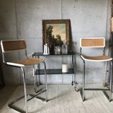 High chair in cannage