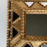 Mirror with parclose ien gilded wood