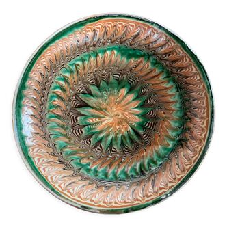 Romanian terracotta plate