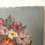 Oil on ancient canvas