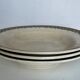 3 old ironstone soup plates