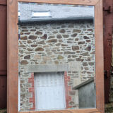 Wooden mirror