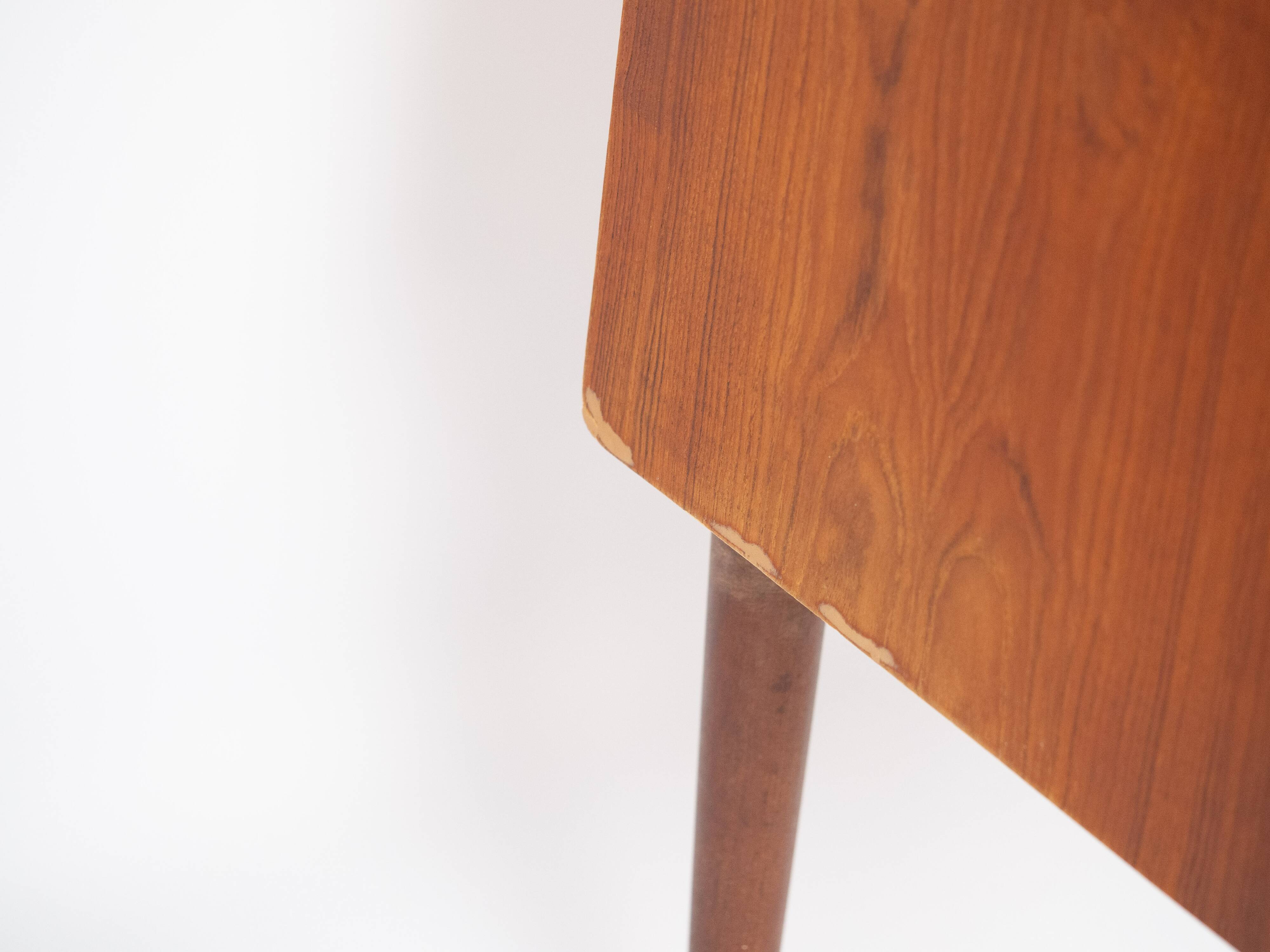 Table de chevet danoise en teck, années 1960